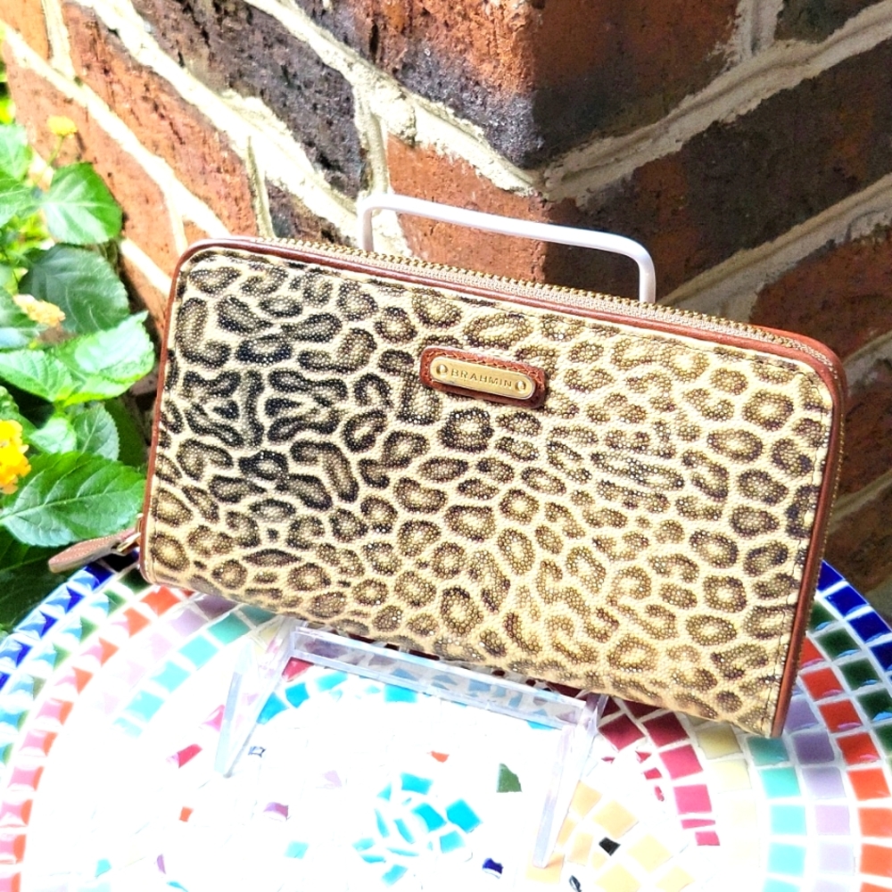 Brahmin Leopard Wallet